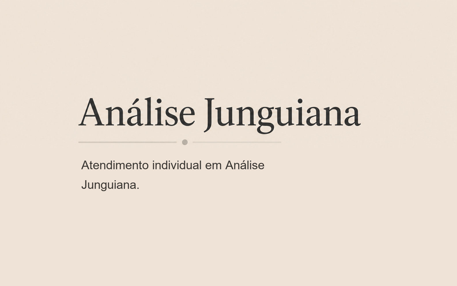 Análise Junguiana — Análise & Grupos